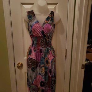 Patchwork Rainbow Dress